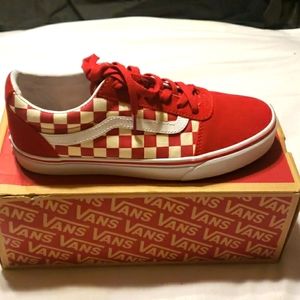 Vans Checkerboard Tango Red/White